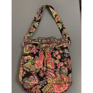 Vera Bradley Symphony in Hue Bucket Bag Purse Handbag Quilted‎ Drawstring READ